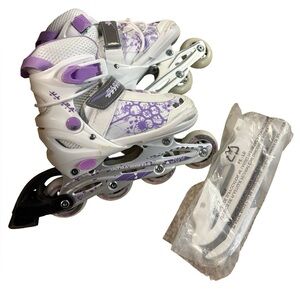 Purple Switcher ice Skates and roller blades